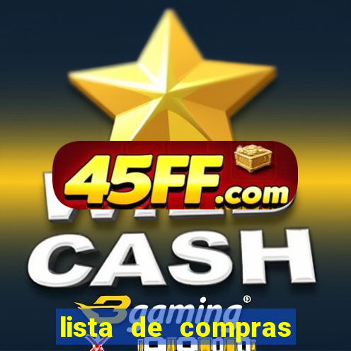 lista de compras supermercado completa